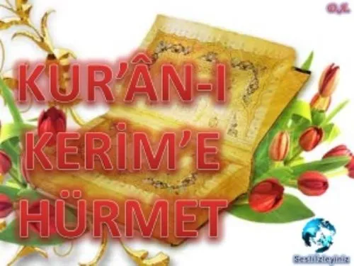 Kur'ân-I Kerim'e Hürmet kapak görseli