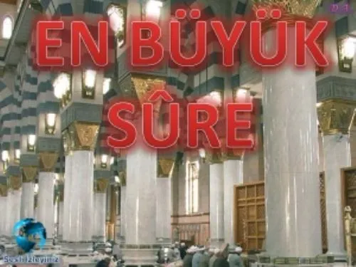 En Büyük Sûre kapak görseli