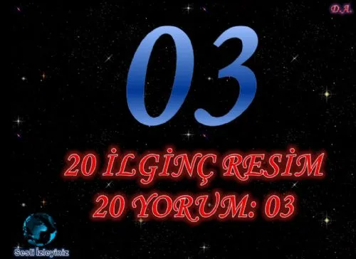 20 İlginç Resim, 20 Yorum:03 kapak görseli