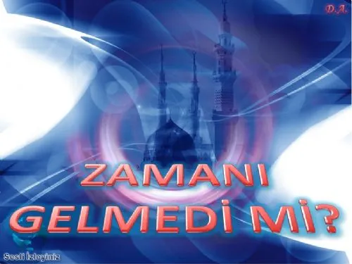 Zamanı Gelmedi mi? kapak görseli