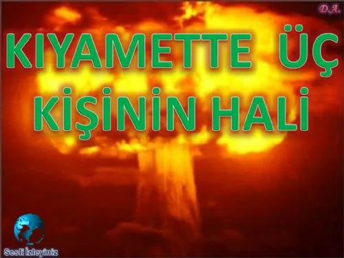 Kıyamette Üç Kişinin Hali kapak görseli