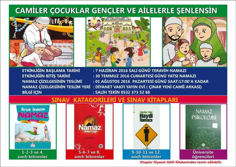 Haydi Hep Birlikte Ailece Camiye etkinlik afişi