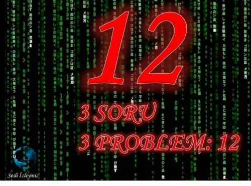 3 Soru 3 Problem:12