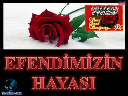 Güllerin Efendisi : 092-Efendimizin Hayâsı