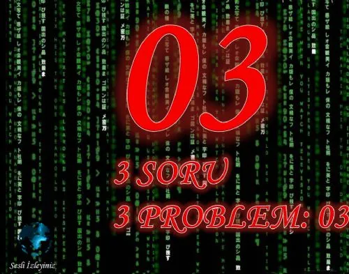3 Soru 3 Problem: 03